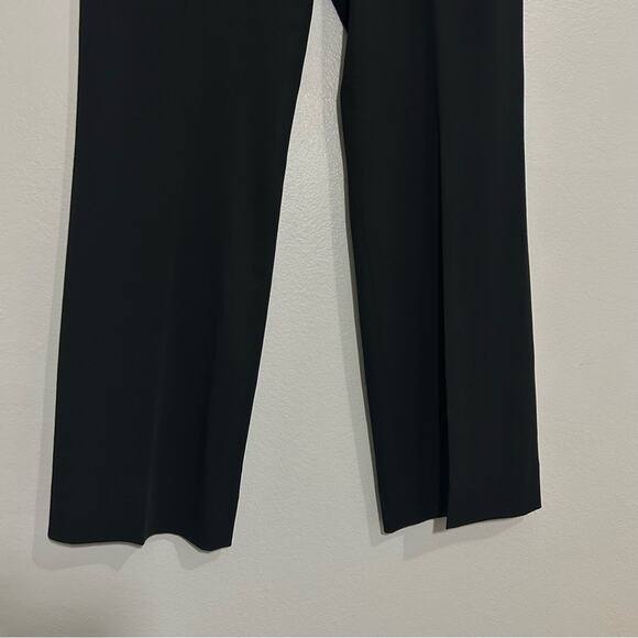 Elie Tahari Virgin Wool Black Slim Trousers Size 10 - Picture 3 of 10
